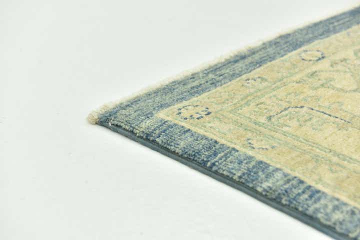 5' 1 x 10' Hand Knotted Peshawar Ziegler Runner Rug