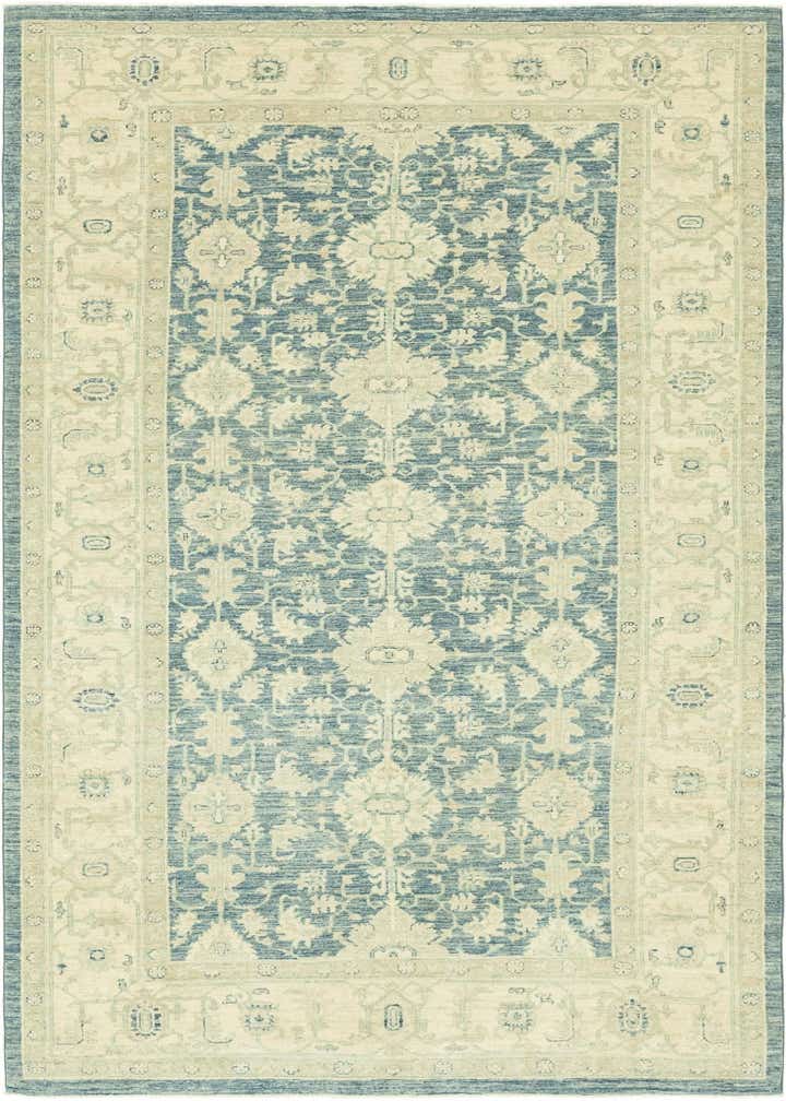 5' 1 x 10' Hand Knotted Peshawar Ziegler Runner Rug