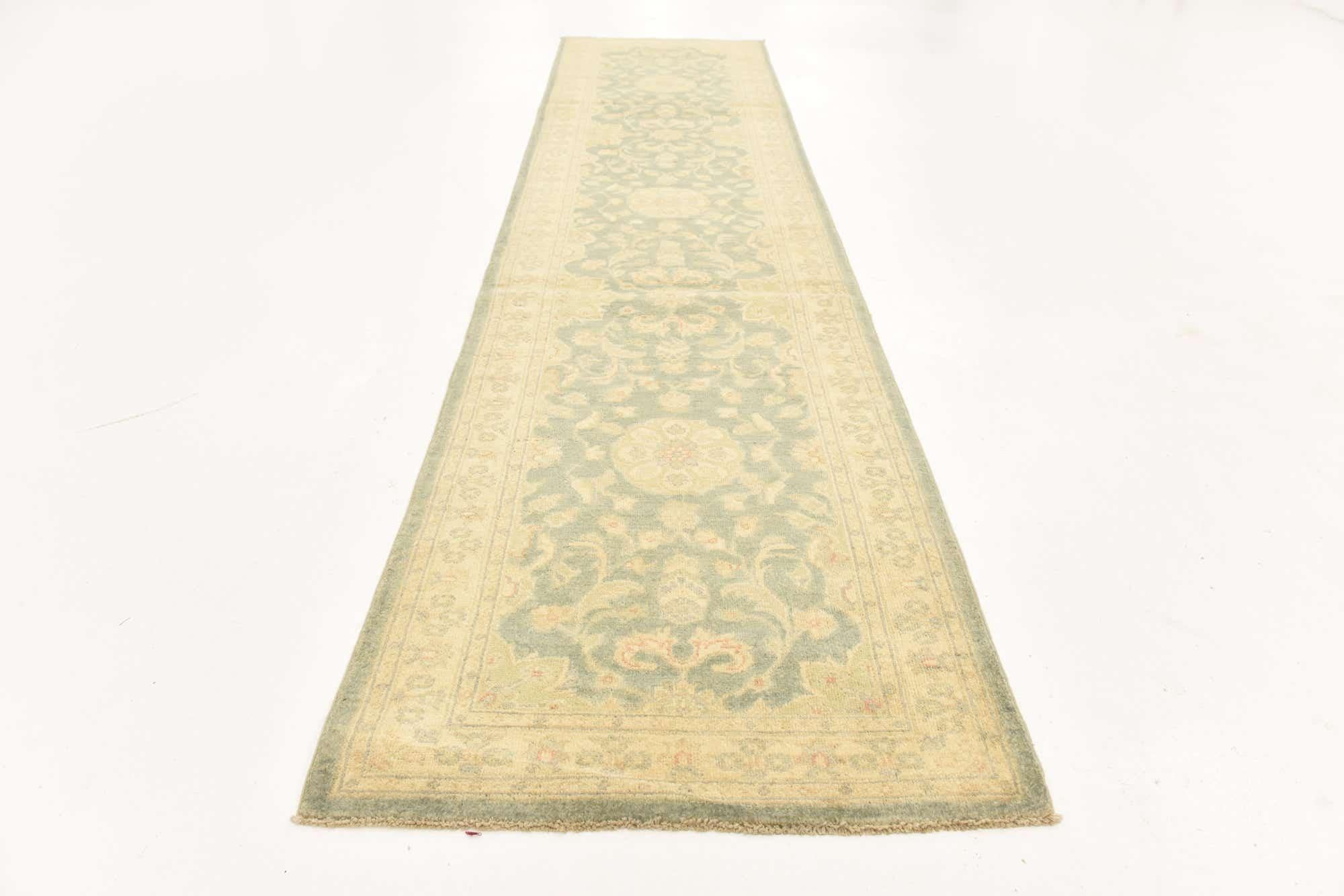 2' 7 x 11' Peshawar Ziegler Runner Rug