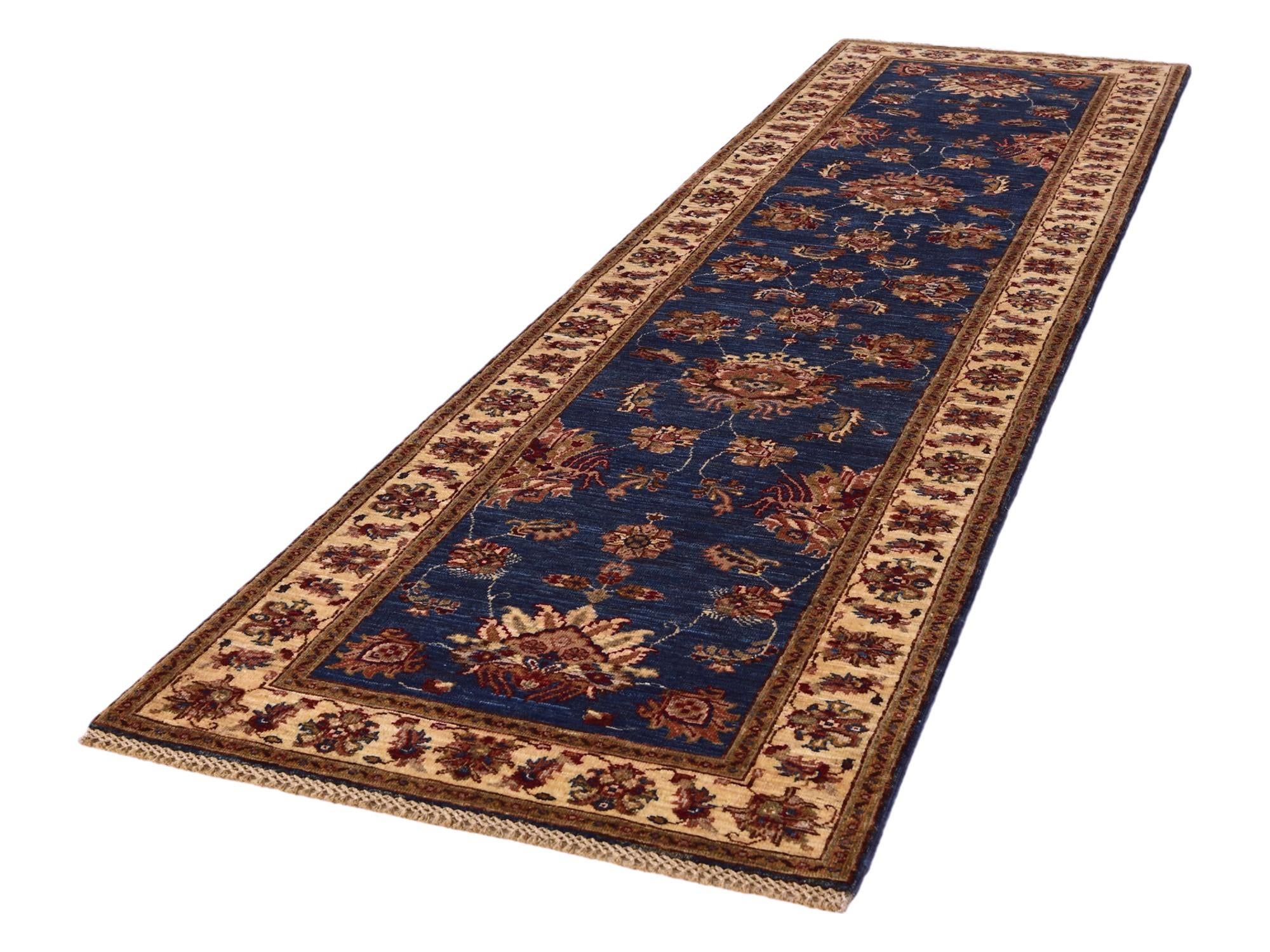 2' 8 x 10' 1 Hand Knotted Peshawar Ziegler Runner Rug
