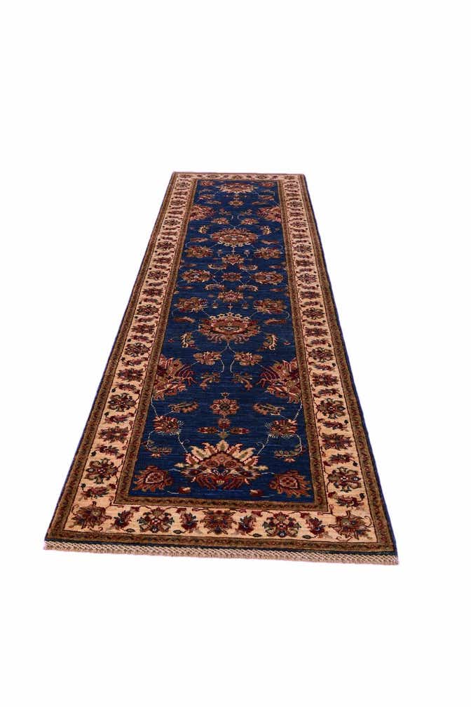 2' 8 x 10' 1 Hand Knotted Peshawar Ziegler Runner Rug