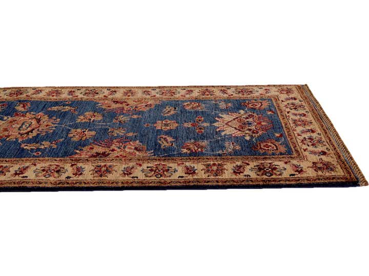 2' 8 x 10' 1 Hand Knotted Peshawar Ziegler Runner Rug