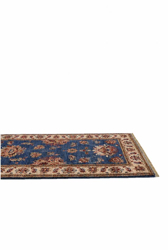 Detail image of 2' 8 x 10' 1 Hand Knotted Peshawar Ziegler Runner Rug