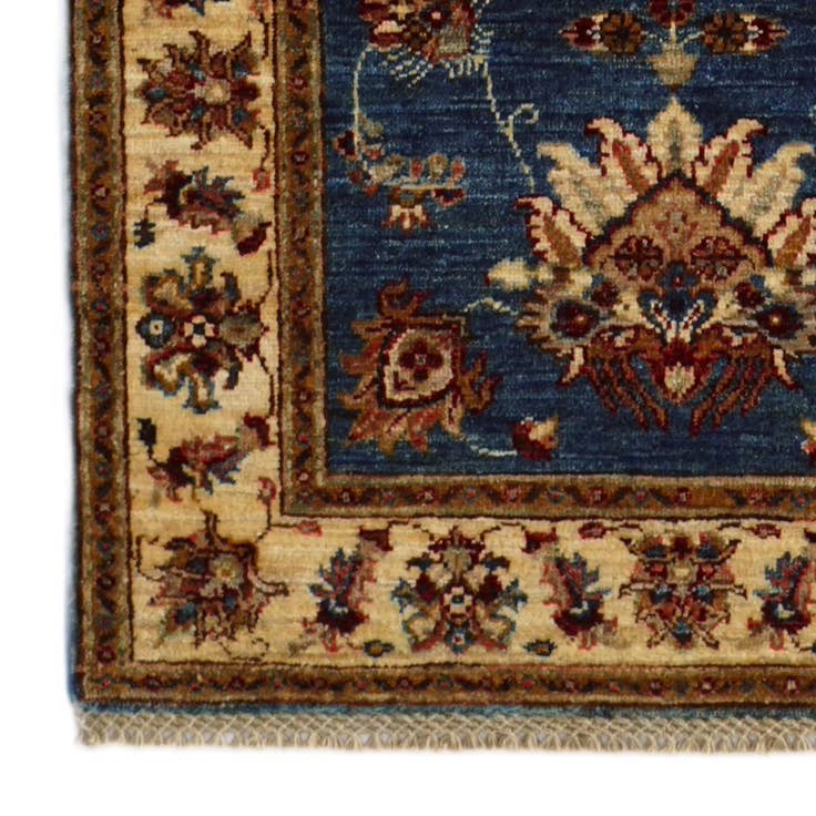 Detail image of 2' 8 x 10' 1 Hand Knotted Peshawar Ziegler Runner Rug