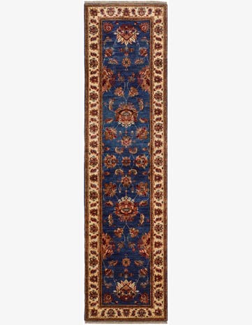 2' 8 x 10' 1 Hand Knotted Peshawar Ziegler Runner Rug