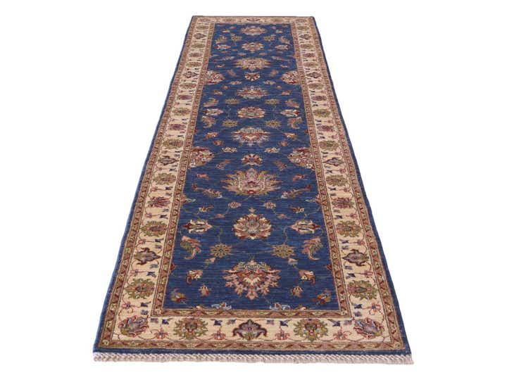 2' 10 x 10' 1 Hand Knotted Peshawar Ziegler Runner Rug