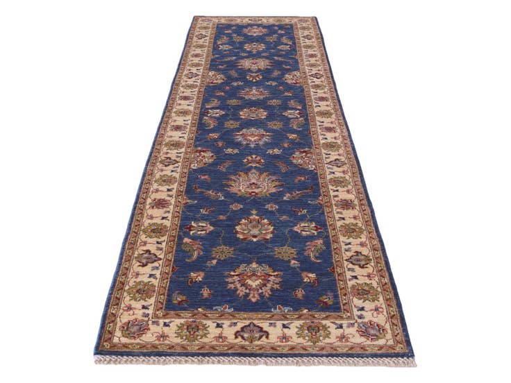 Detail image of 2' 10 x 10' 1 Hand Knotted Peshawar Ziegler Runner Rug