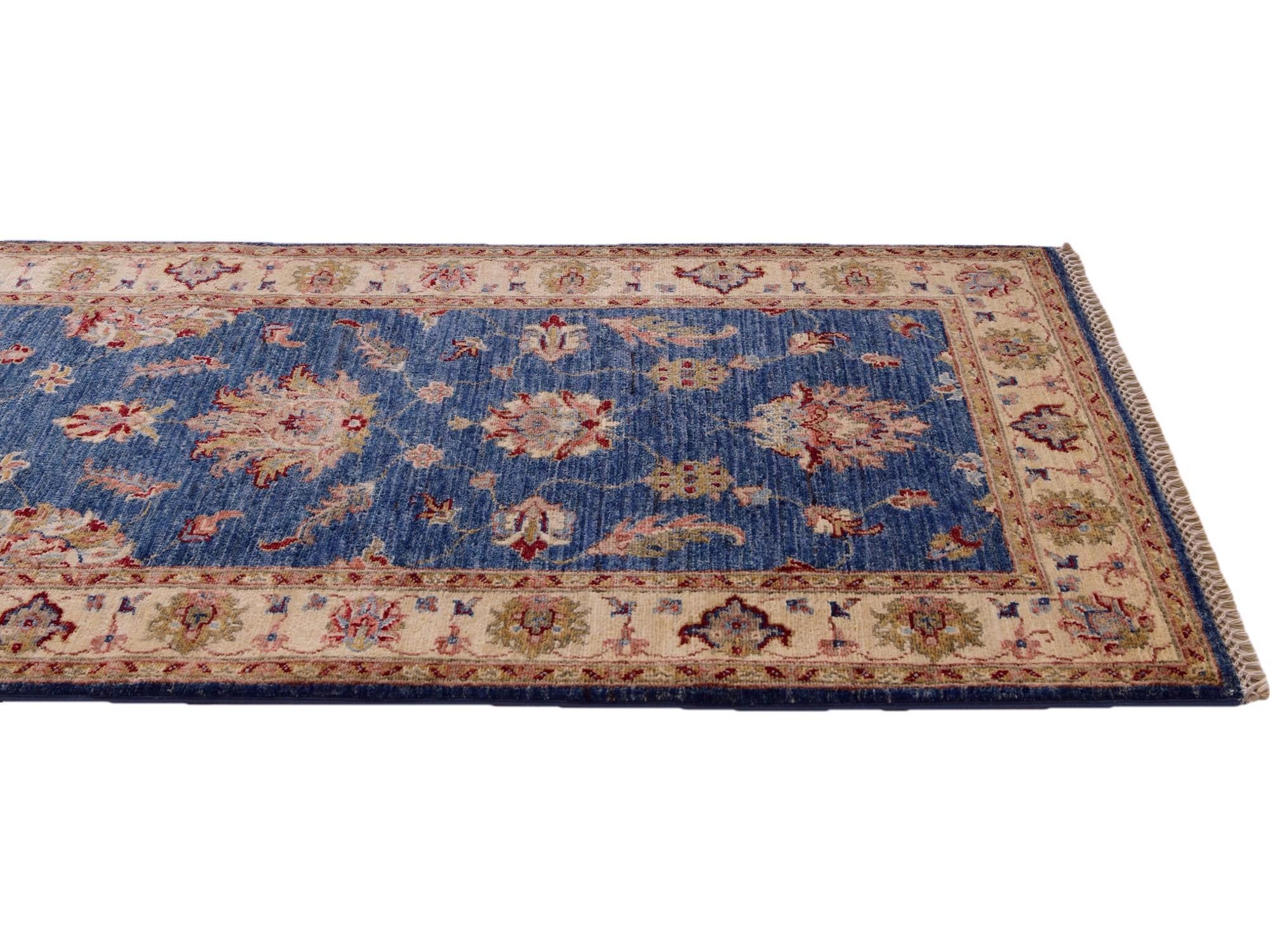 2' 10 x 10' 1 Hand Knotted Peshawar Ziegler Runner Rug