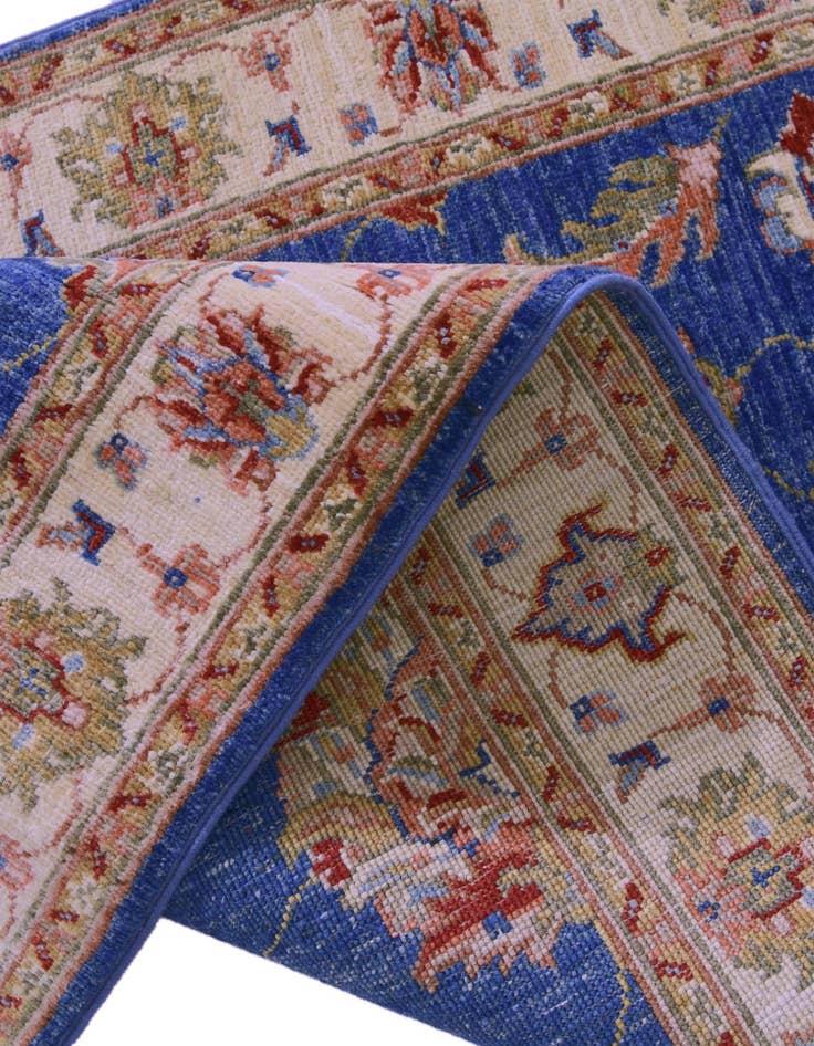 Detail image of 2' 10 x 10' 1 Hand Knotted Peshawar Ziegler Runner Rug