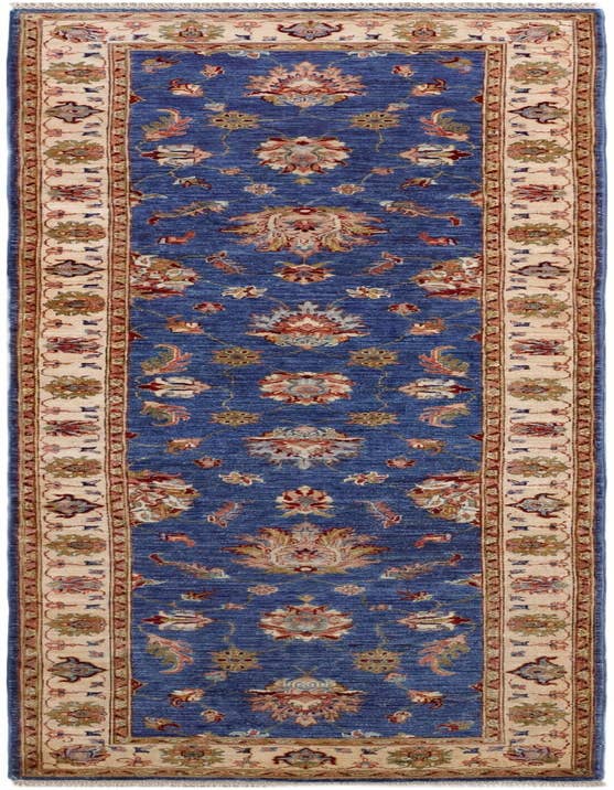 Detail image of 2' 10 x 10' 1 Hand Knotted Peshawar Ziegler Runner Rug