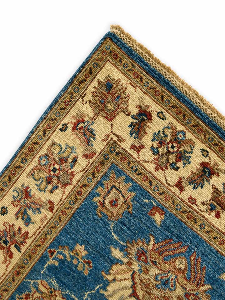 2' 9 x 9' 10 Hand Knotted Peshawar Ziegler Runner Rug