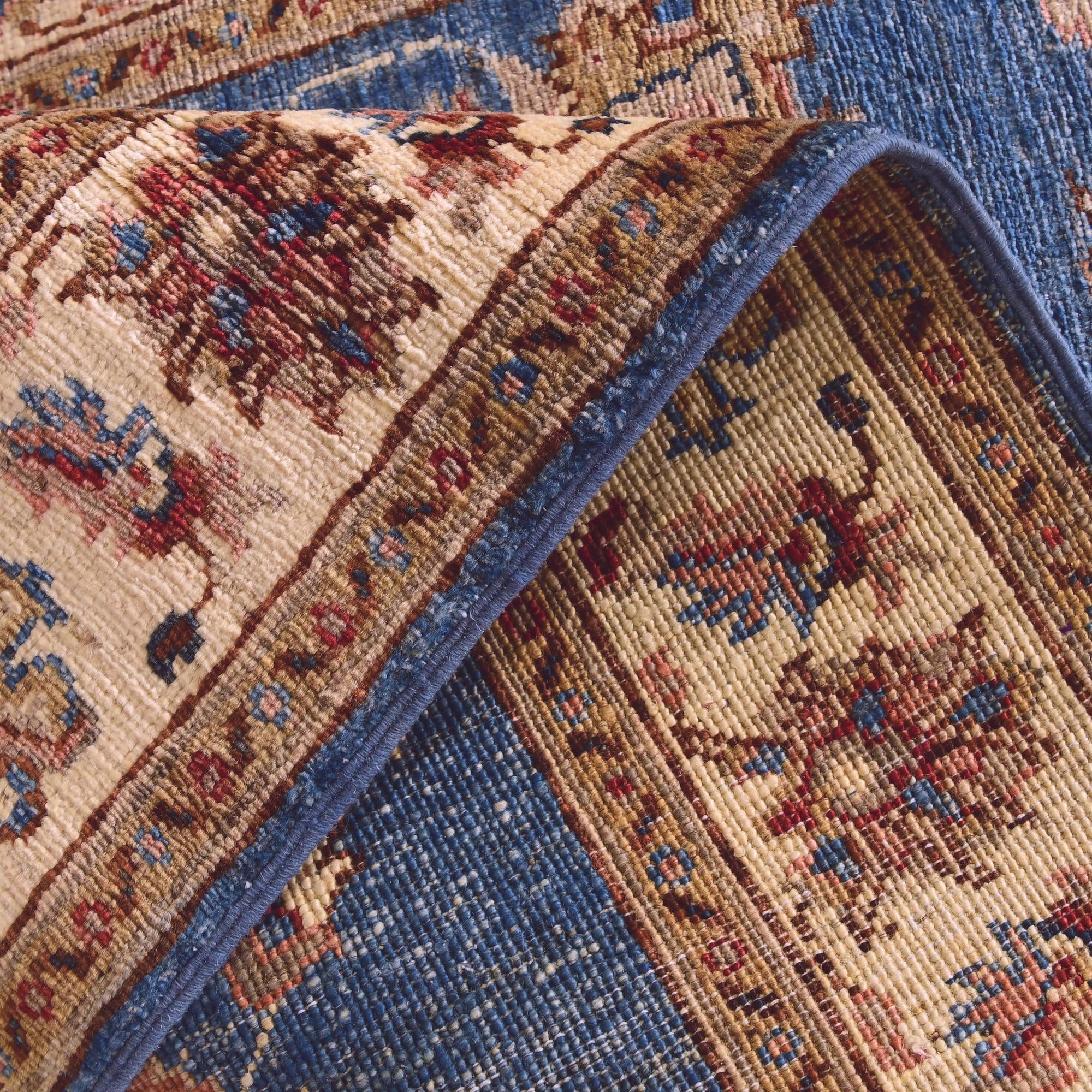2' 9 x 9' 10 Hand Knotted Peshawar Ziegler Runner Rug