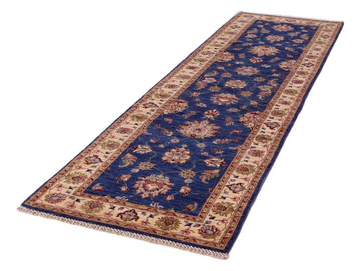 2' 9 x 10' 2 Hand Knotted Peshawar Ziegler Runner Rug