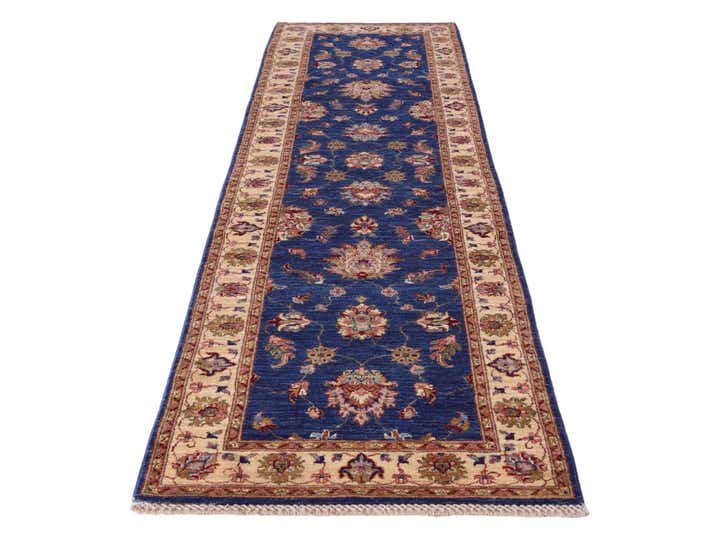 2' 9 x 10' 2 Hand Knotted Peshawar Ziegler Runner Rug