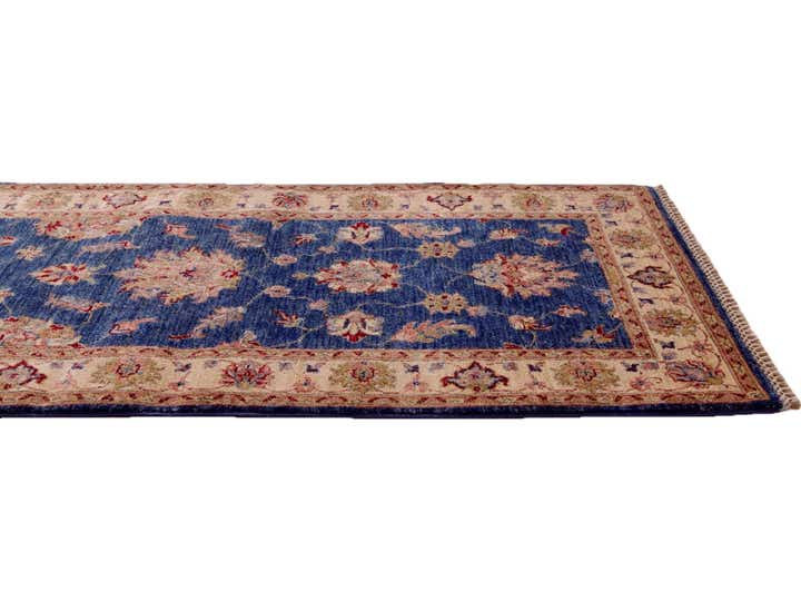 2' 9 x 10' 2 Hand Knotted Peshawar Ziegler Runner Rug