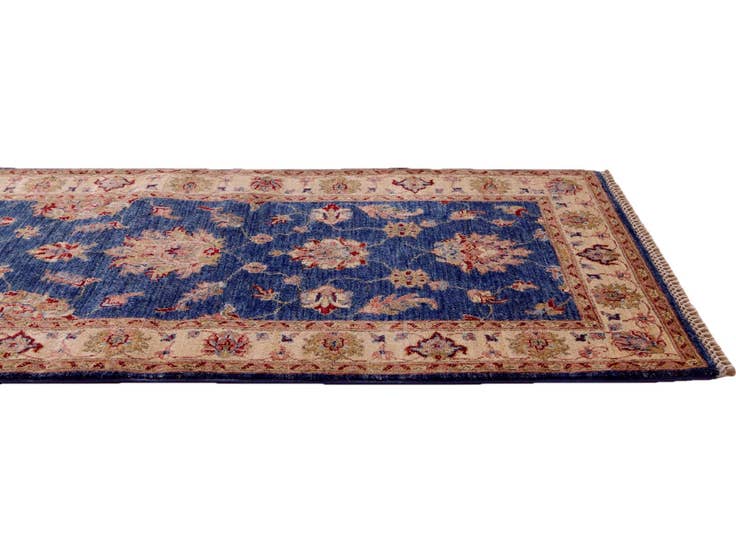Detail image of 2' 9 x 10' 2 Hand Knotted Peshawar Ziegler Runner Rug