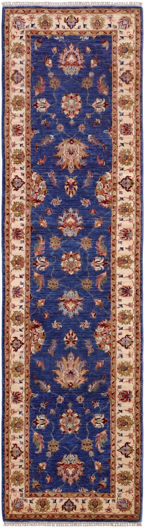 2' 9 x 10' 2 Hand Knotted Peshawar Ziegler Runner Rug