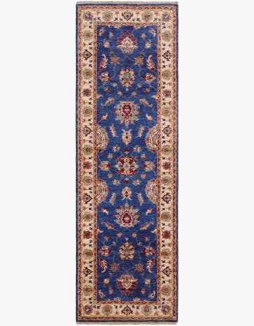 2' 8 x 8' 5 Hand Knotted Peshawar Ziegler Runner Rug