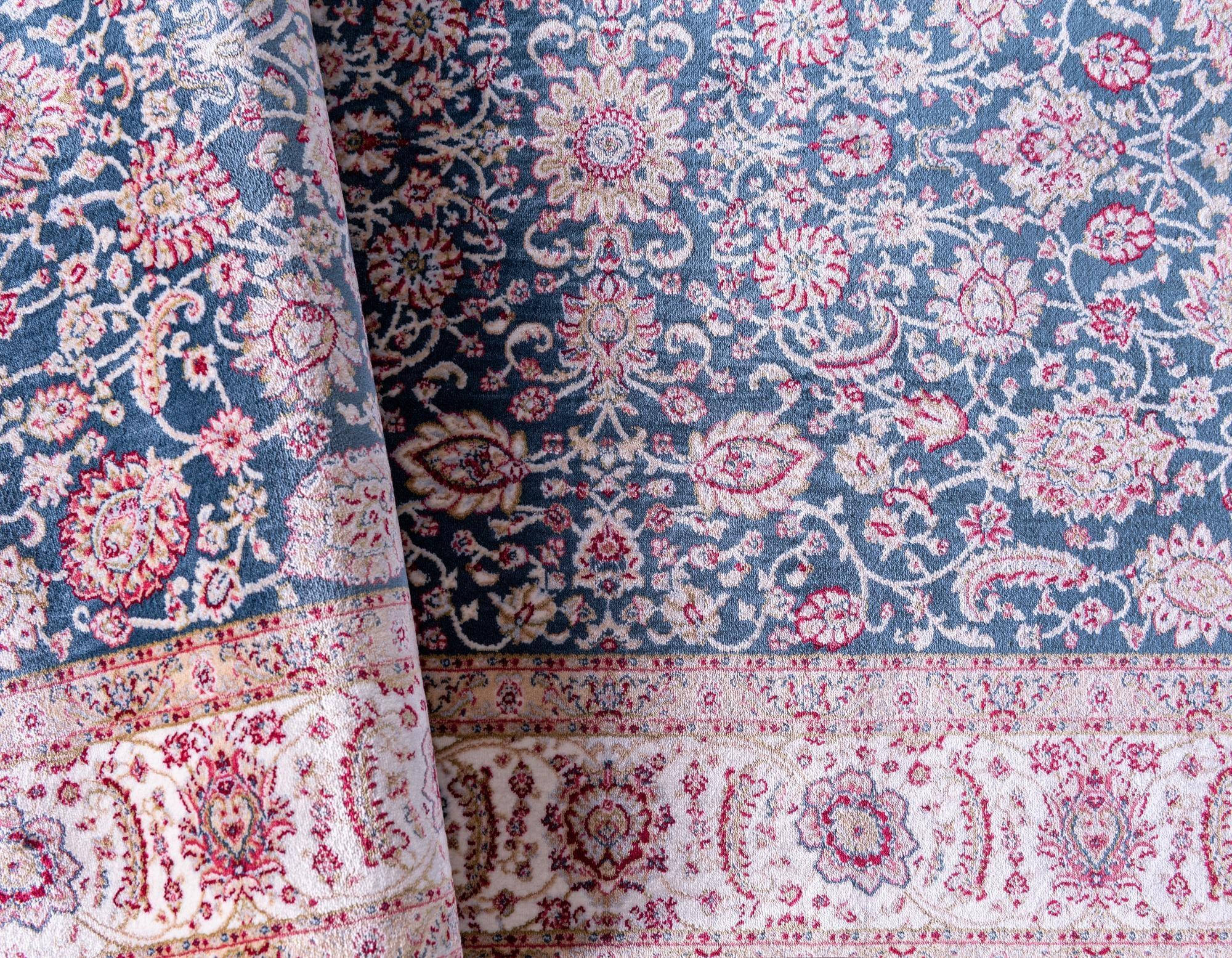 2' 7 x 9' 10 Qom Bamboo Silk Runner Rug