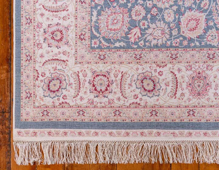 2' 7 x 9' 10 Qom Bamboo Silk Runner Rug