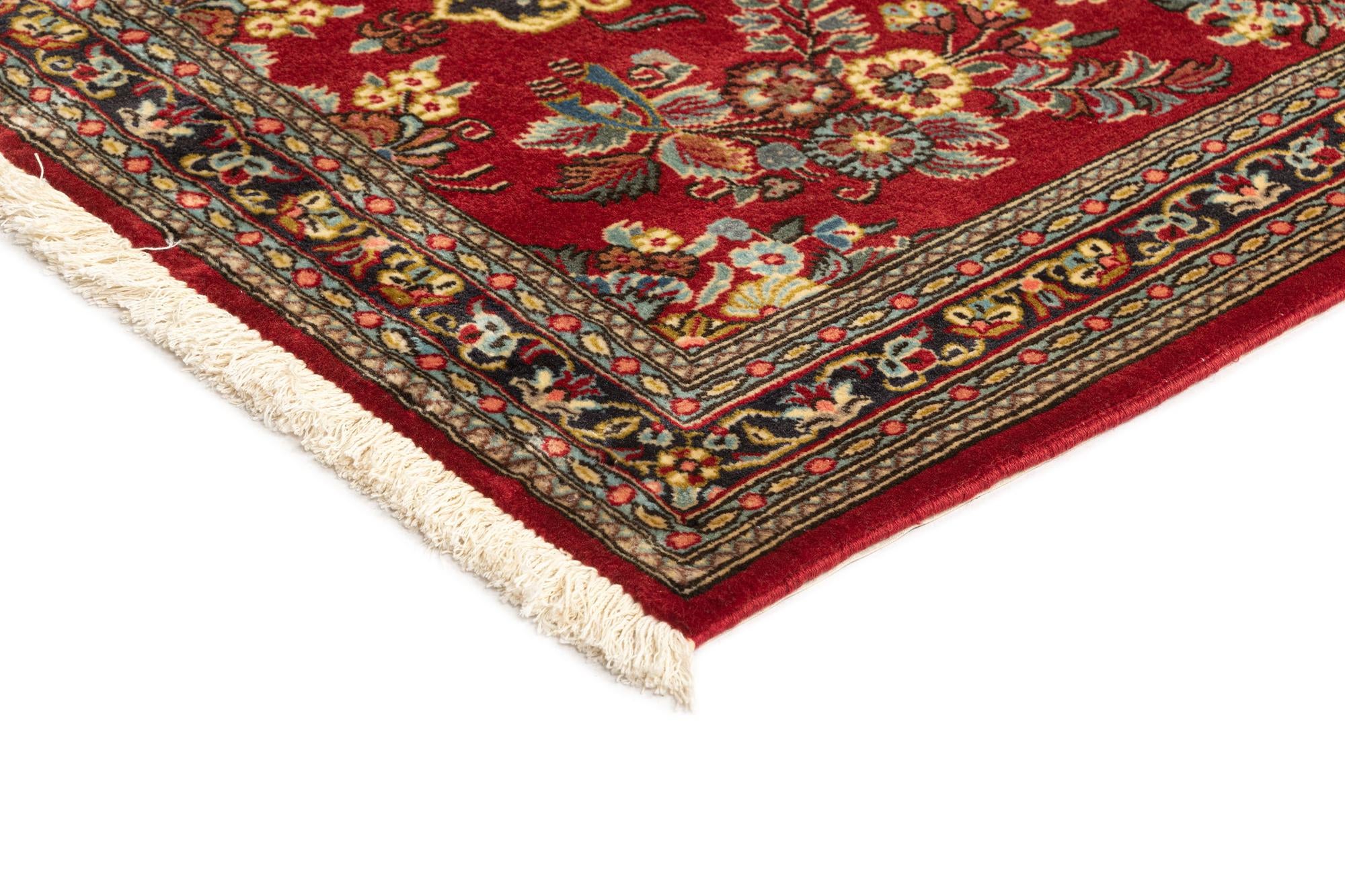 2' 7 x 6' 9 Hand Knotted Qom Persian Runner Rug