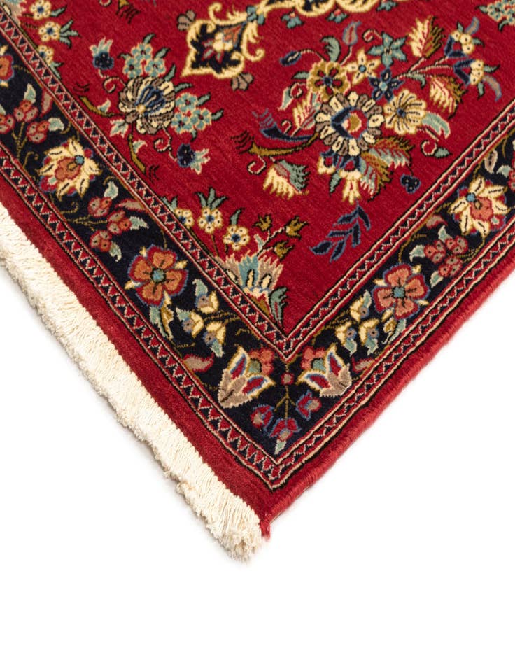 Detail image of 2' 7 x 7' 3  Hand Knotted Qom Persian Runner Rug