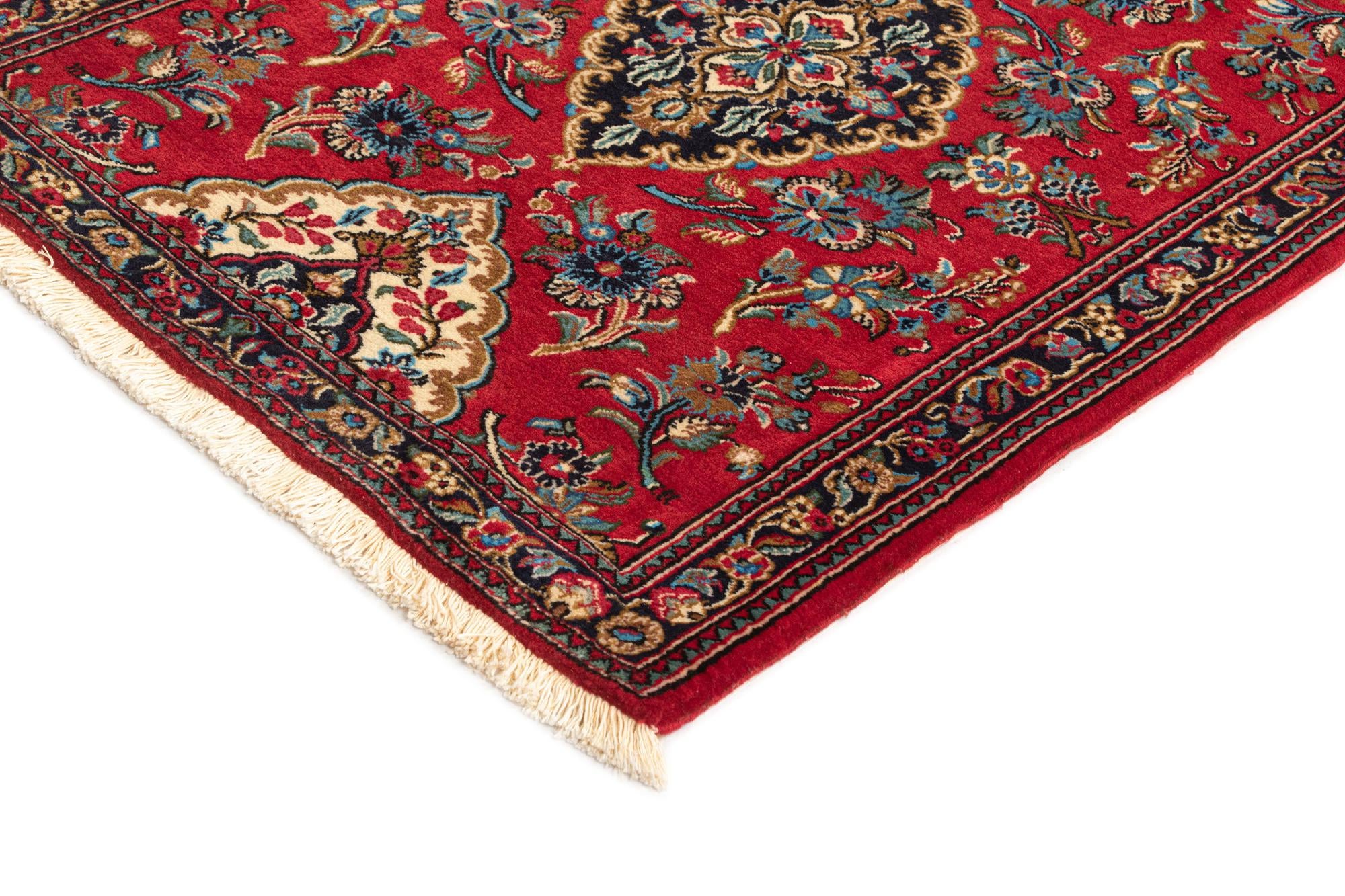 2' 8 x 6' 8 Hand Knotted Qom Persian Runner Rug