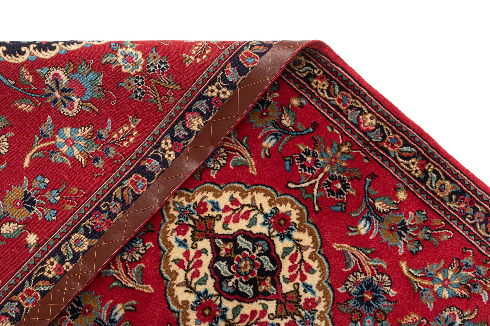 2' 8 x 6' 8 Hand Knotted Qom Persian Runner Rug