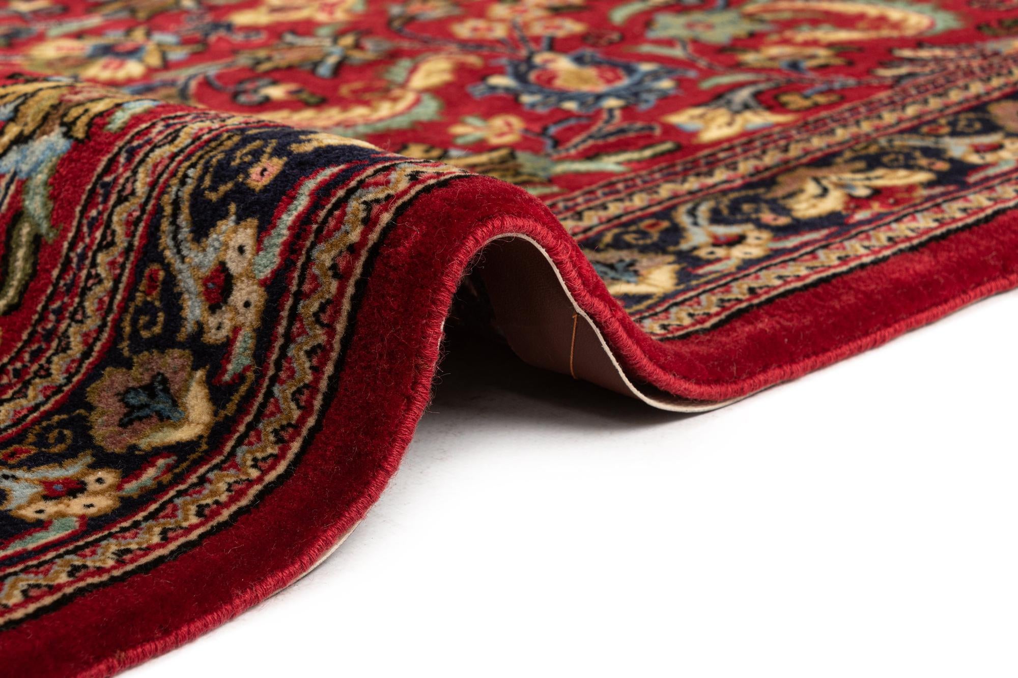2' 9 x 6' 9 Hand Knotted Qom Persian Runner Rug