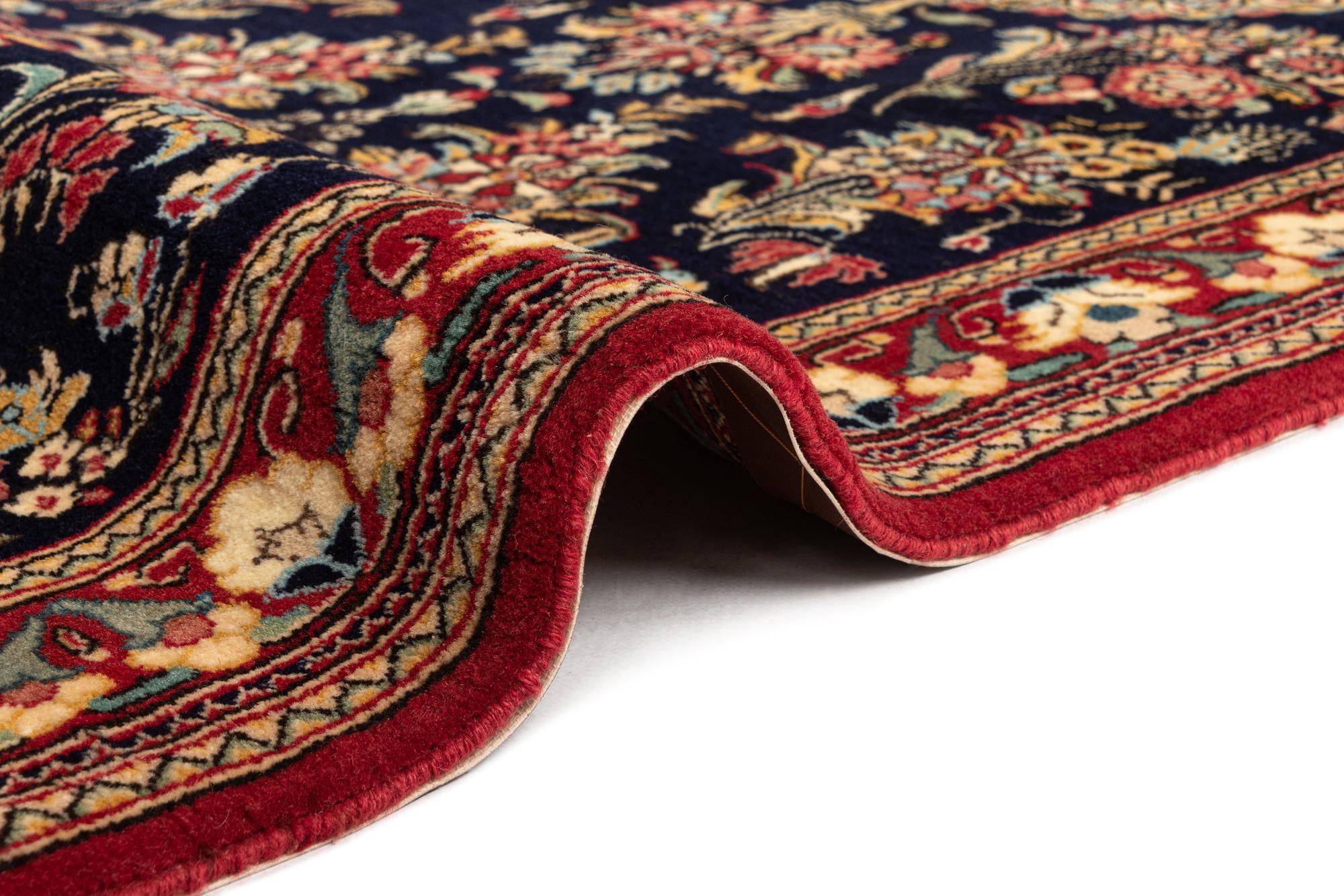 2' 11 x 13' 5 Hand Knotted Qom Persian Runner Rug