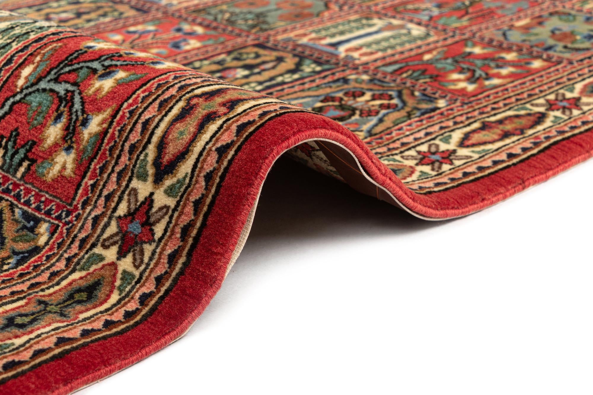 2' 7 x 13' Hand Knotted Qom Persian Runner Rug