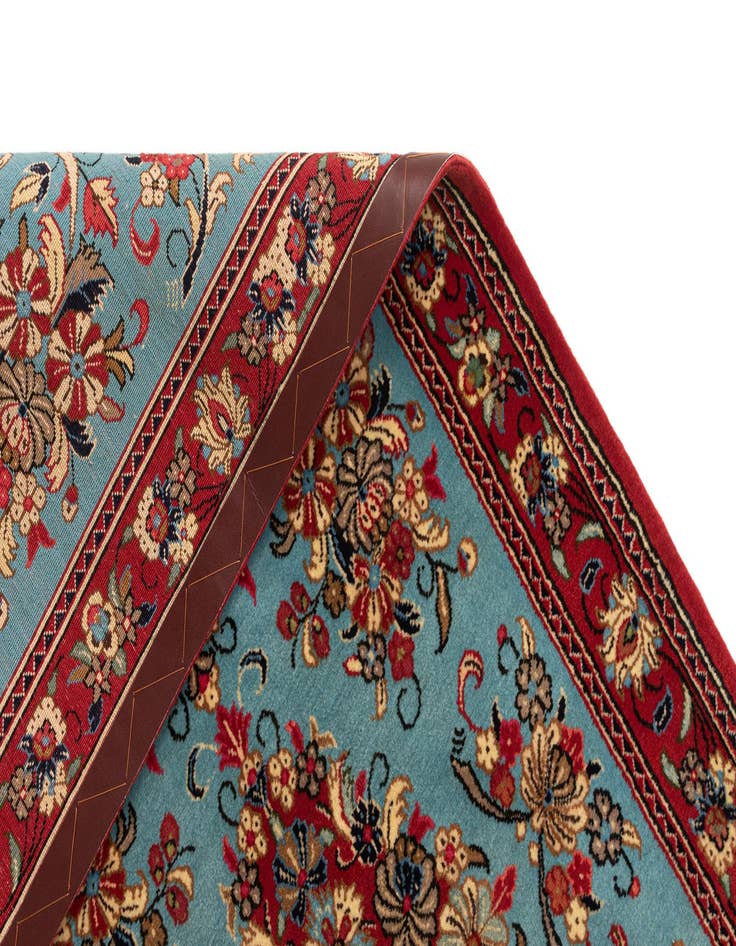 Detail image of 2' 7 x 13' 3 Hand Knotted Qom Persian Runner Rug