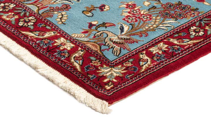2' 7 x 12' 11 Hand Knotted Qom Persian Runner Rug
