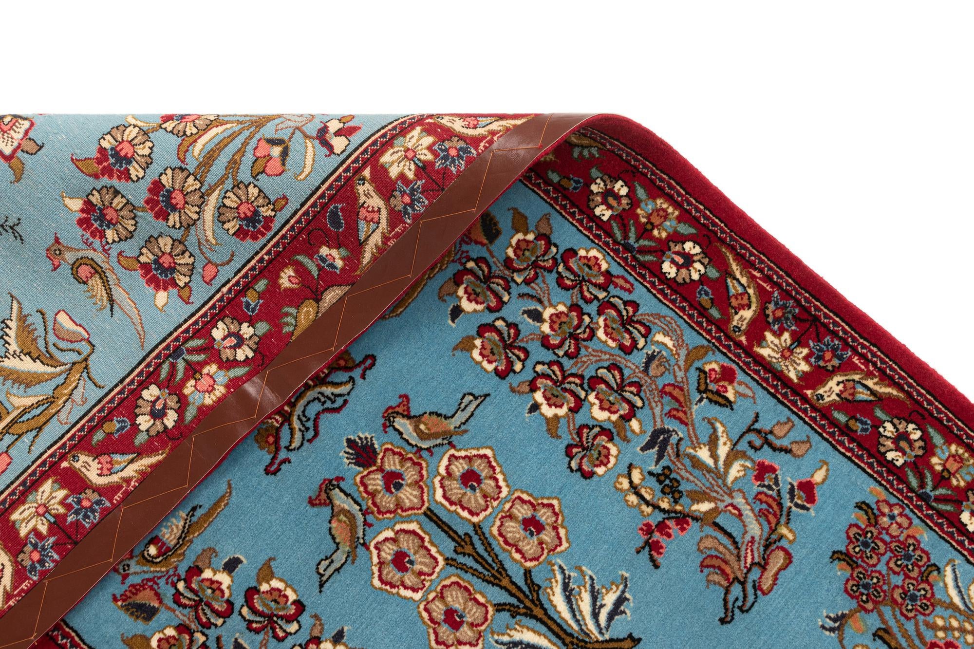 2' 7 x 12' 11 Hand Knotted Qom Persian Runner Rug
