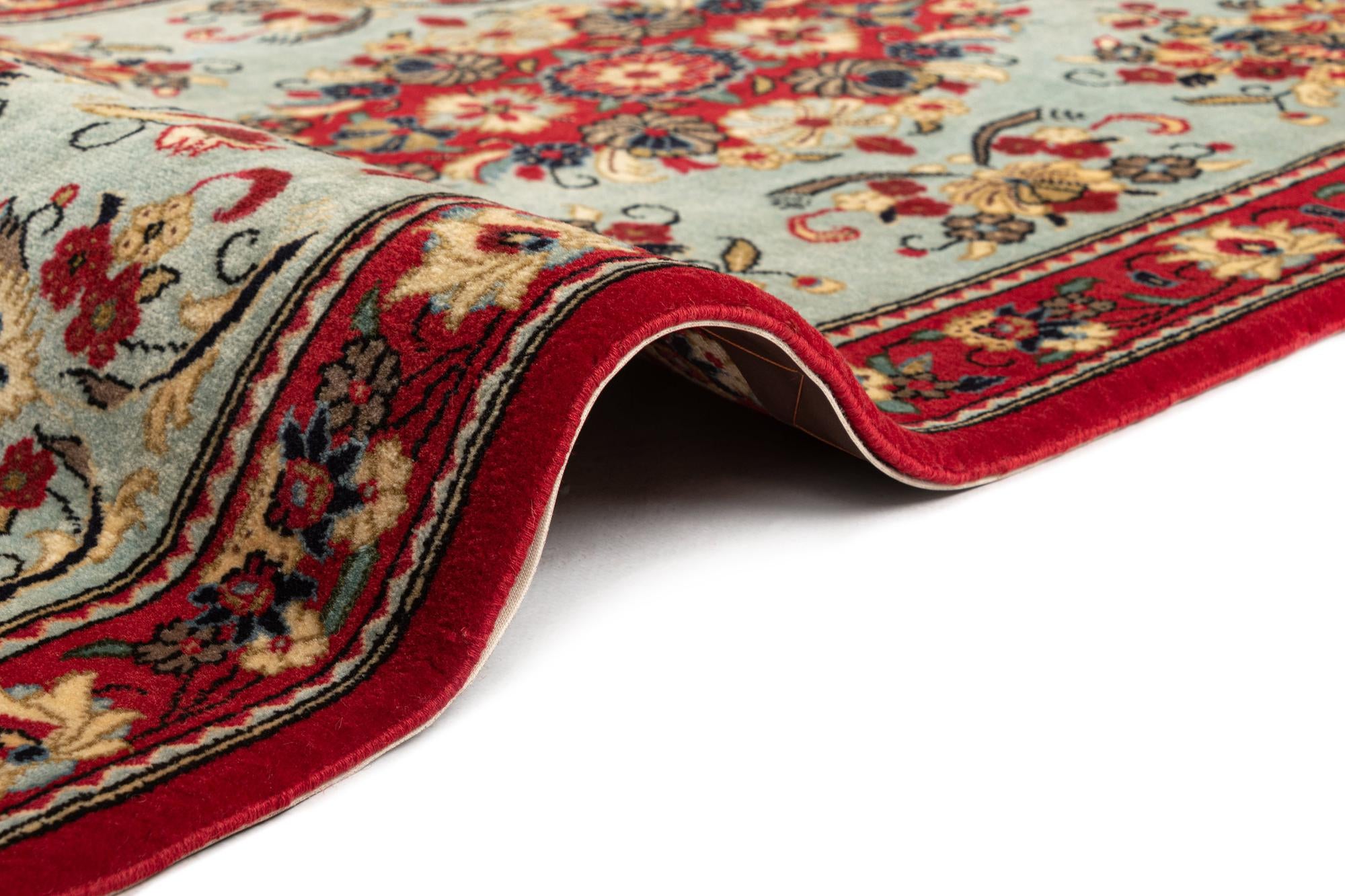2' 7 x 13' Hand Knotted Qom Persian Runner Rug
