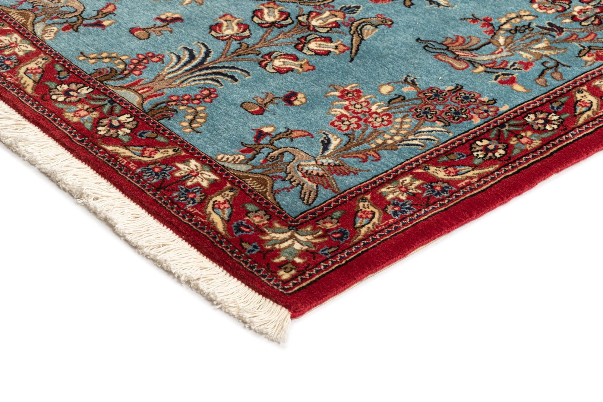2' 7 x 13' 1 Hand Knotted Qom Persian Runner Rug