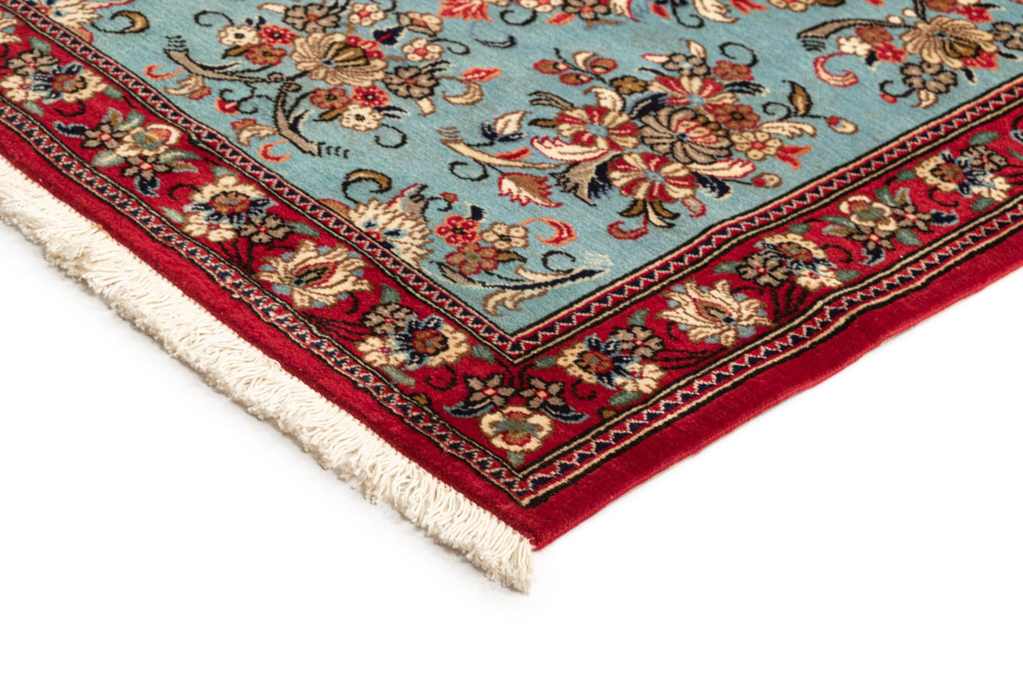 2' 8 x 12' 11 Hand Knotted Qom Persian Runner Rug