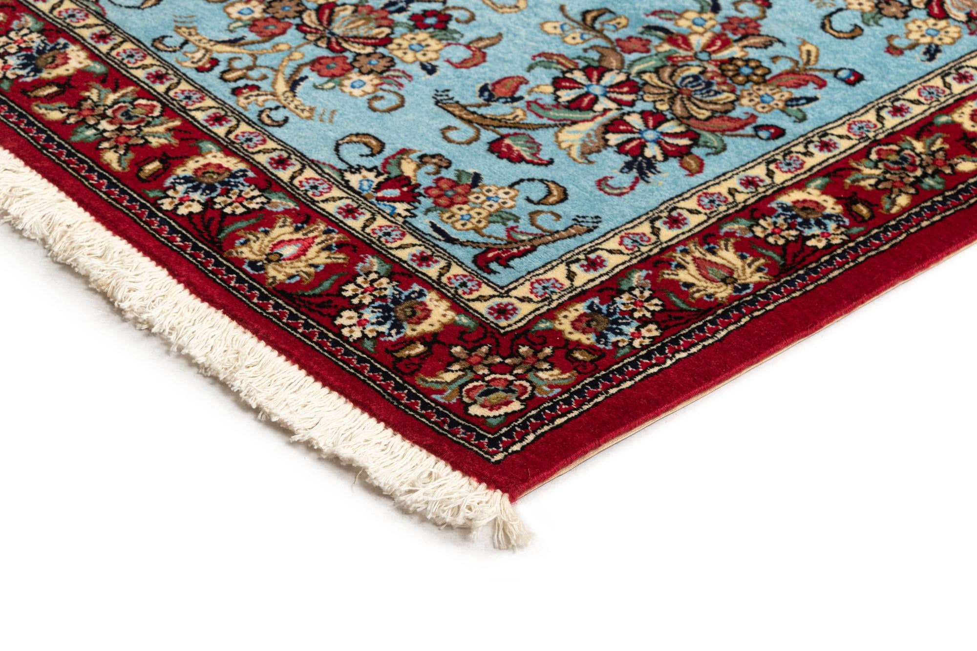 2' 8 x 12' 10 Hand Knotted Qom Persian Runner Rug
