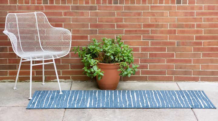 2' x 8' Easy-Clean Sabrina Soto Ola Indoor / Outdoor Runner Rug