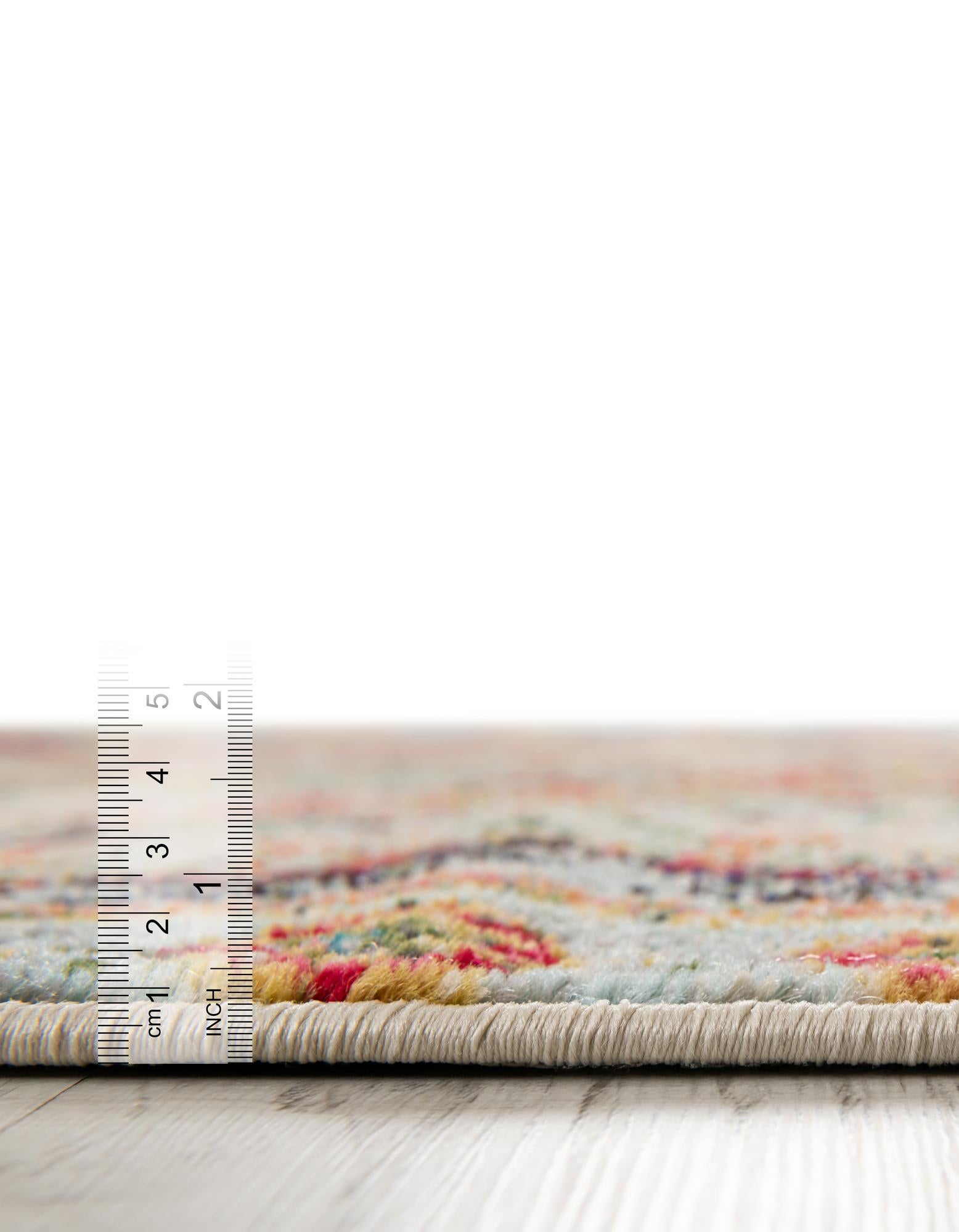 2' 7 x 10' Washable Santa Fe Runner Rug