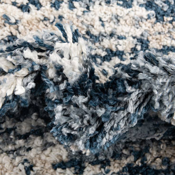 Detail image of 2' 7 x 12' Serenity Shag Runner Rug
