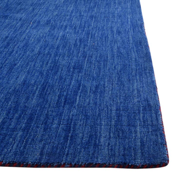 Detail image of 2' 7 x 16' 5 Solid Gabbeh Wool Runner Rug