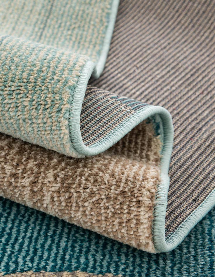 Detail image of 2' 2 x 6' 9  Washable Spectrum Runner Rug