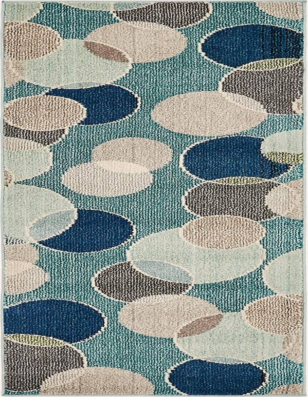Detail image of 2' 2 x 6' 9 Washable Spectrum Runner Rug