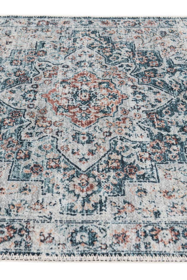 Detail image of 2' 7 x 12' Washable Timeless Runner Rug