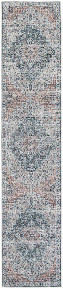 Detail image of 2' 7 x 12' Washable Timeless Runner Rug
