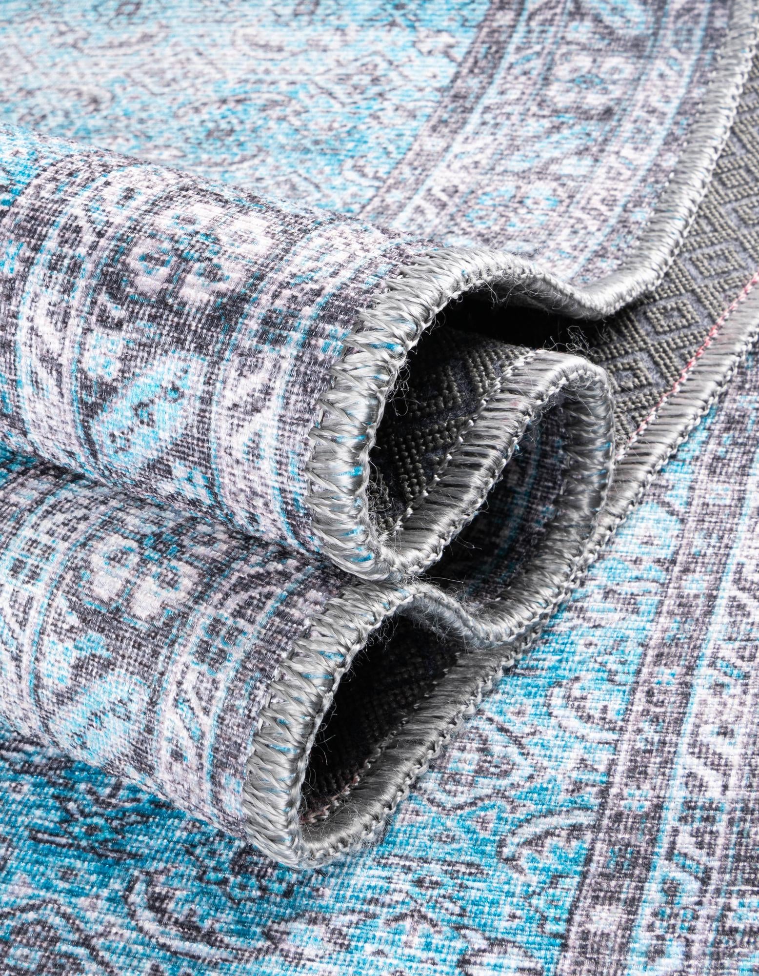 2' 6 x 12' Washable Timeless Runner Rug
