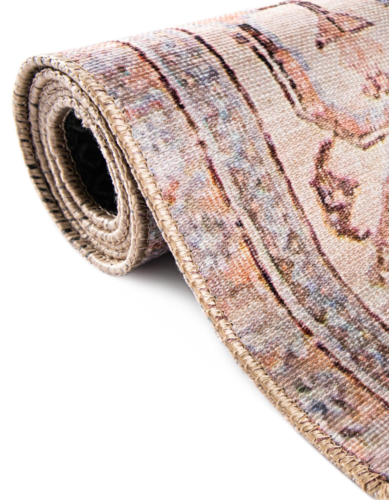 2' x 6' Washable Timeless Runner Rug