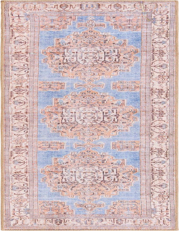 Detail image of 2' x 6' Washable Timeless Runner Rug