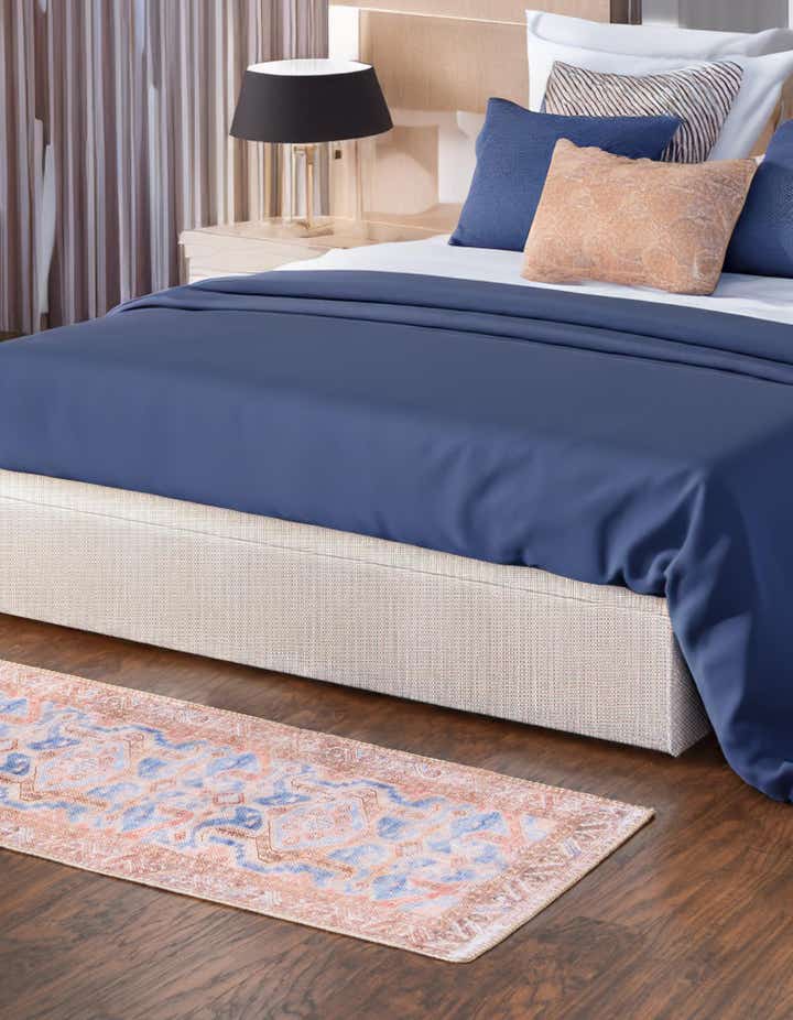 60cm x 185cm Waschbar Timeless Läufer Teppich